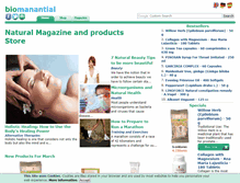 Tablet Screenshot of biomanantial.com